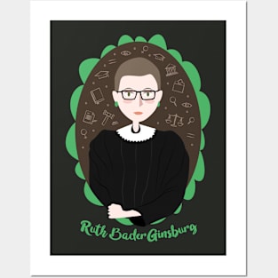 Women of Power: Ruth Bader Ginsburg Posters and Art